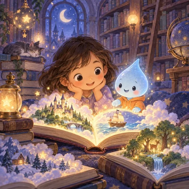 Illustration: The Library of Dreams