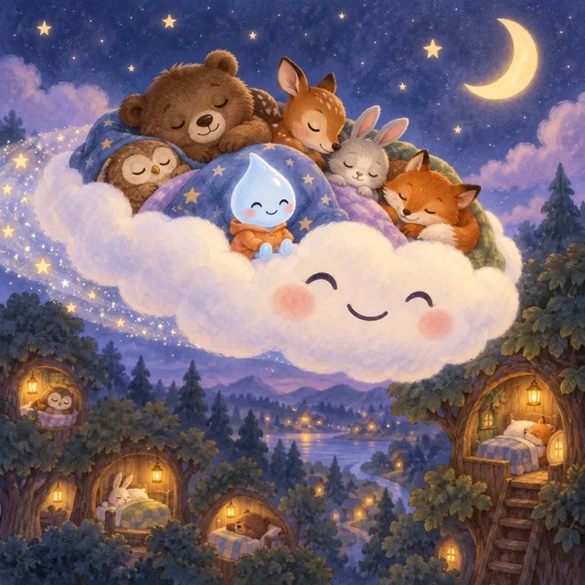 Illustration: The Sleepy Cloud